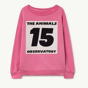 The Animals Observatory Pink 15 Bear Sweatshirt